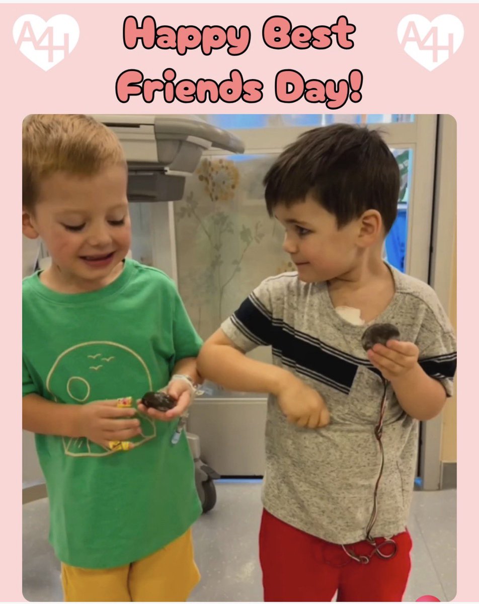 AngelsForHearts's tweet photo. Happy Best Friends Day! 🌟 Best friends are priceless! They stand by us through life's ups and downs, especially for heart kids who understand and support each other's unique journeys. Here's to the friends who lift us higher every day! 💖 #bestfriendsday #angelsforhearts https://t.co/iRZvay8i6e