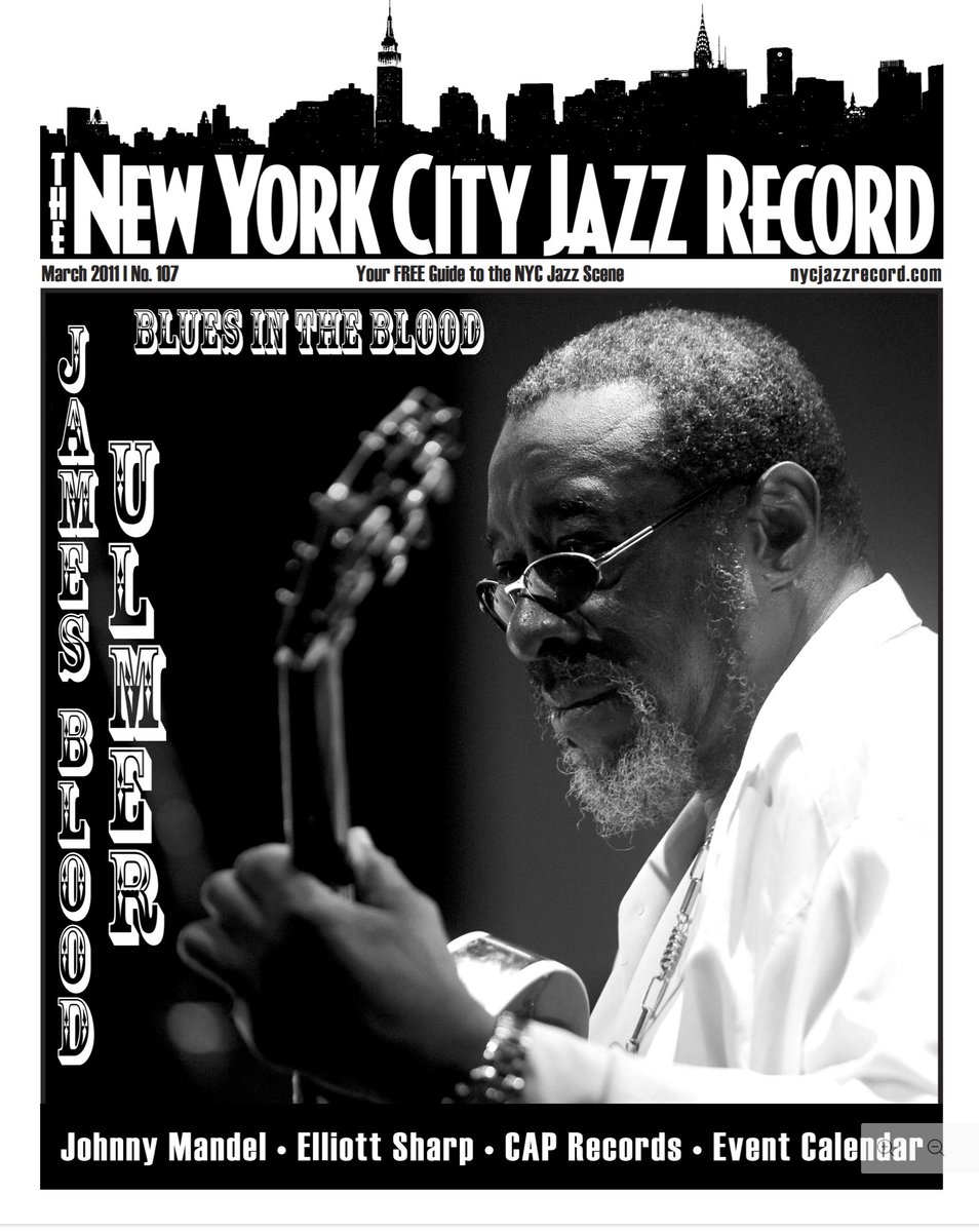nycjazzrecord's tweet photo. We pass along our condolences to family, friends, colleagues and fans of the late, great, one-of-a-kind guitarist-vocalist James "Blood" Ulmer (1940-2026), who passed away June 3 at the age of 86. Fifteen years ago NYCJR was honored to have him on our Cover. RIP. https://t.co/0sRkLkBy87