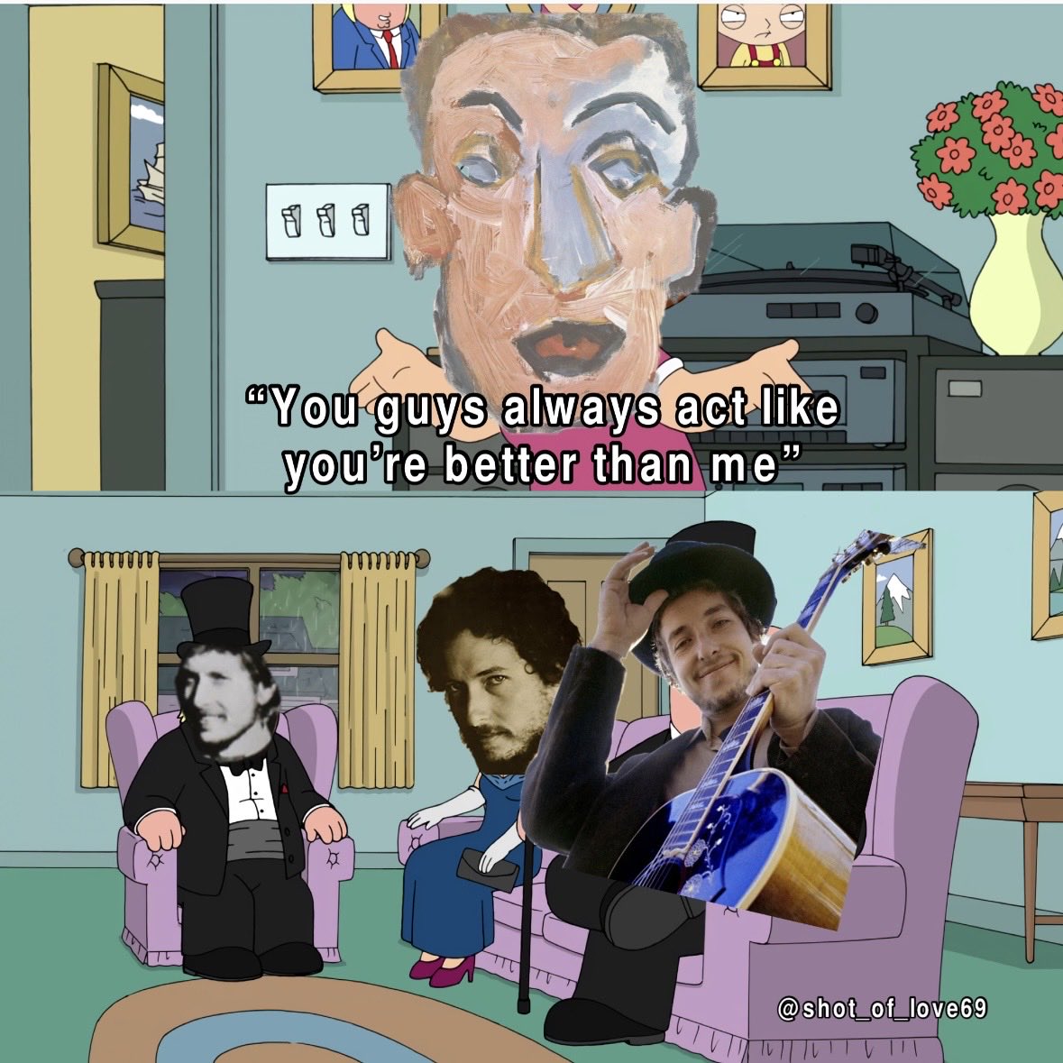 fad_albert's tweet photo. Happy birthday to Bob Dylan’s Self Portrait! https://t.co/o3llDFNb6x
