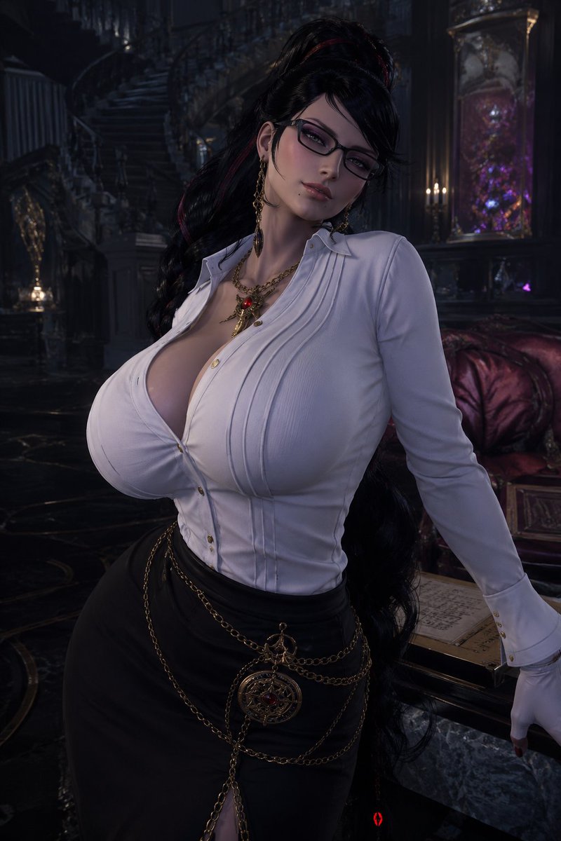 18alecks's tweet photo. she trusts that shirt way too much ♥︎

#bayonetta #fanart https://t.co/seUmtA4can