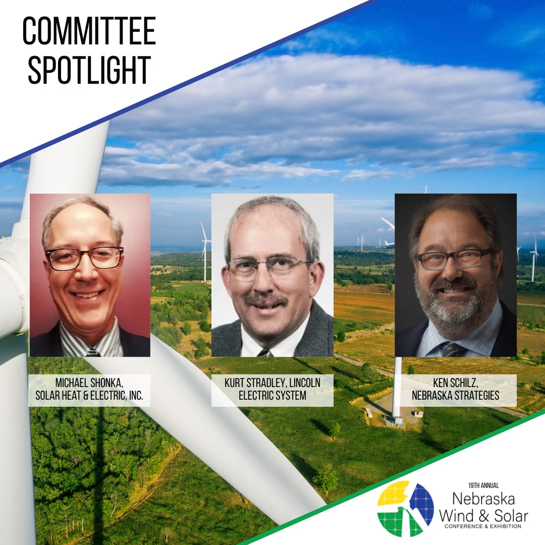 nebraskaWSC's tweet photo. Today's Committee Spotlight!

Reminder that registration for the 2026 Nebraska Wind &amp; Solar Conference is now open!

https://t.co/W4QZT2BYbZ

#nebraskawindandsolar #solar #wind #solarenergy #renewableenergy https://t.co/G7J2JxtSIf