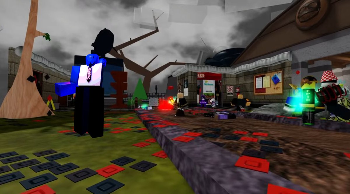 chronogearwork's tweet photo. sillyweb's place is coming with the update and its SO FREAKING COOL. it changed a lot from the last time we saw it in the playtest and genuinely i think it might be my favorite map now. that aside, im looking forward to who the secret killer might be https://t.co/bwRglwugqE