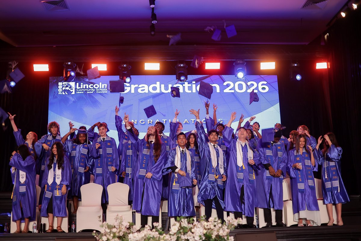 LCSGhana's tweet photo. Class of 2026, the world is waiting for you. Best of luck on your next adventure!  
#ClassOf2026 #Graduation #LCSGhana #AcademicExcellence #Alumni https://t.co/ScSEsioYUN