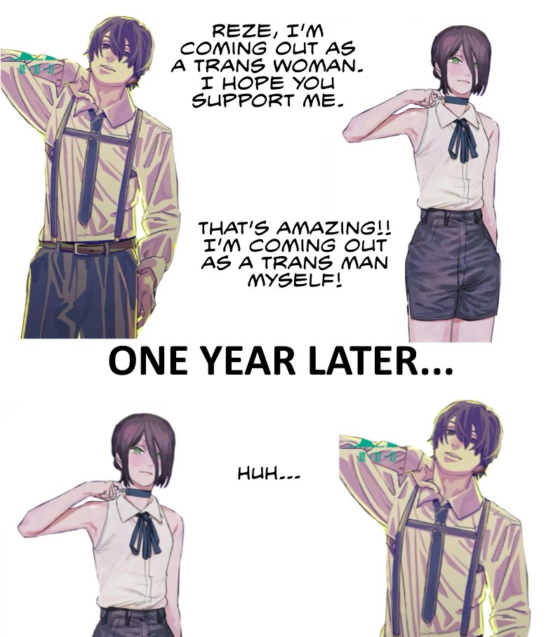 octoshida's tweet photo. Siblings in another universe https://t.co/vKhiLok4c9