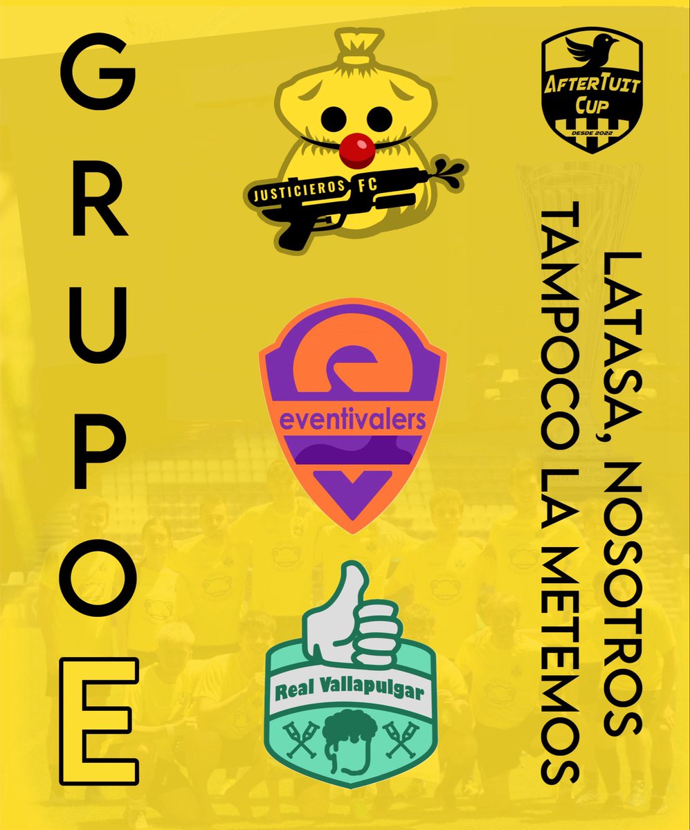 Justicieros_FC's tweet photo. 🚨OFICIAL🚨

Estos serán nuestros rivales en la fase de grupos. https://t.co/0d1lGEKgqG