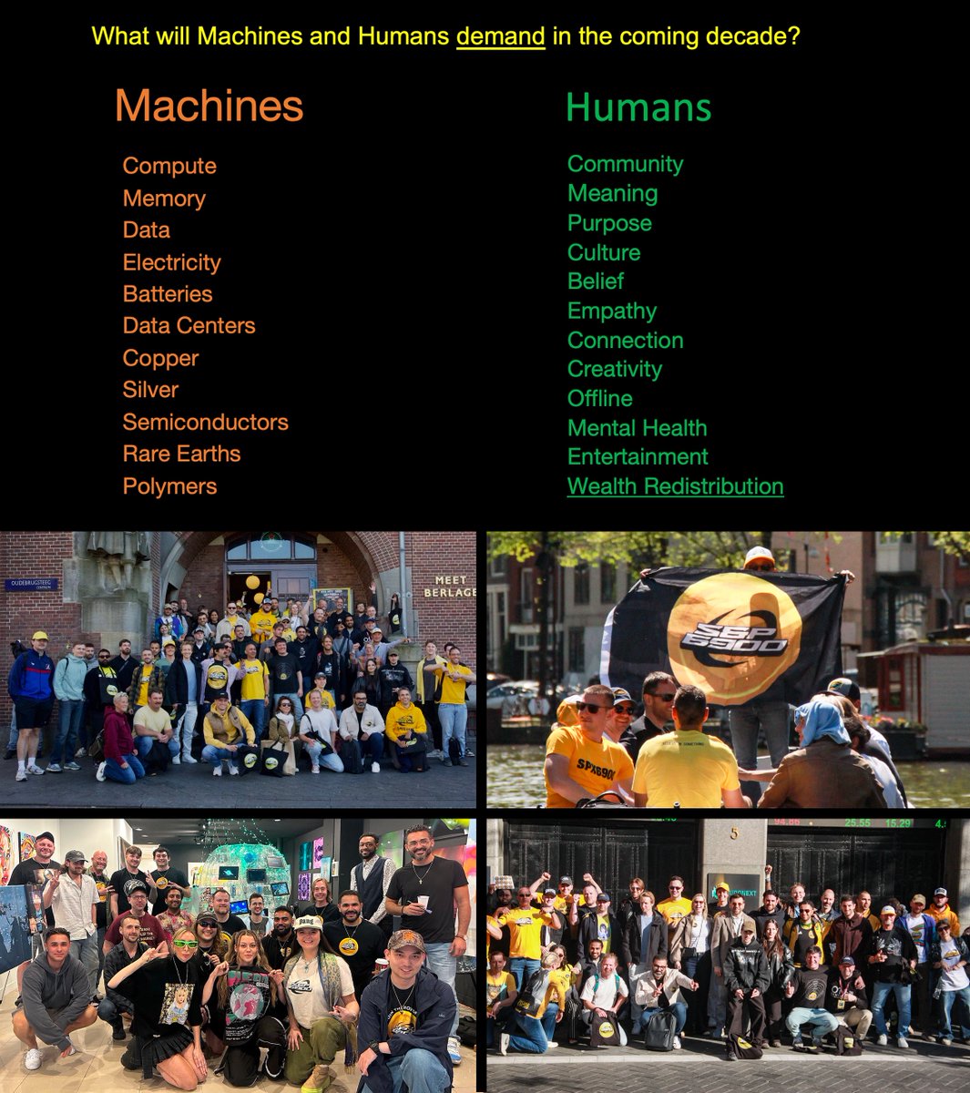 MustStopMurad's tweet photo. While everyone is focused on the left side (Machines), it is the right side (Humans) where the 1,000x+++ opportunity lies.

spx6900 is a pure expression of what Humans will need.

wake up. https://t.co/Z9ISXMdBOA