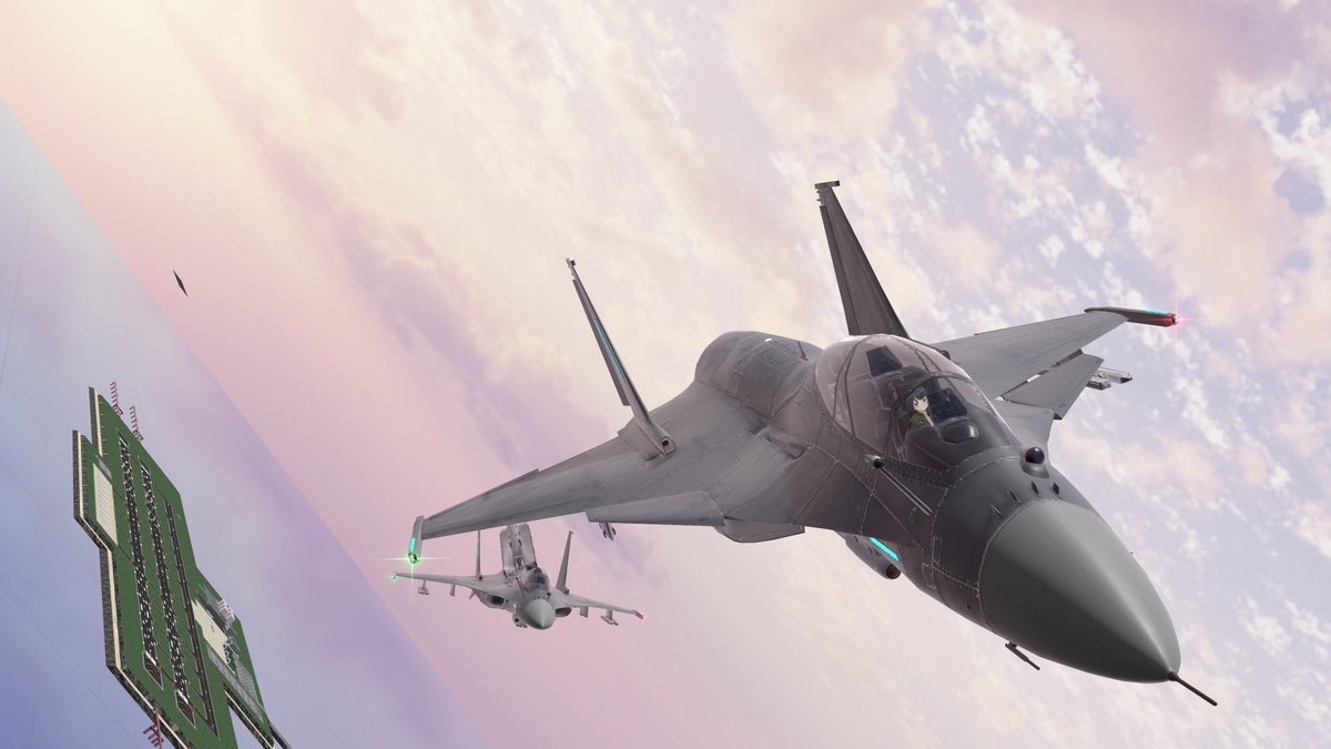 KagaLi_vr's tweet photo. acaia先生のFlight Replay System、83 labのGhostRadarをも搭載した編隊飛行もドッグファイトも楽しめるワールドを、一旦形になったのでLab上げしますた。
自分の飛行を客観的に見れる最高のギミックです。
機体は群狼工廠さんのSt-105D Schakalを置かせてもらってます。
https://t.co/mjaiJ7chfm https://t.co/uJnQSzc7nx