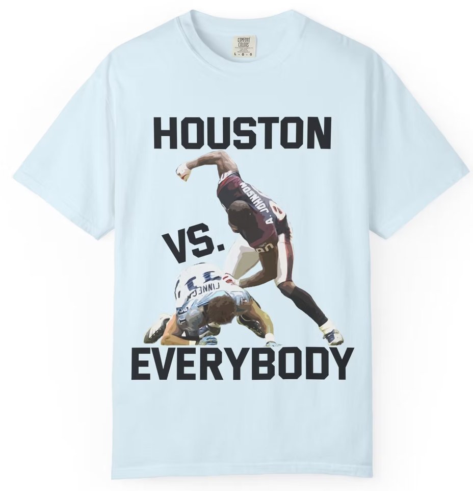 TexansCommenter's tweet photo. Andre Johnson #HoustonVsEverybody Courtland Finnegan beat down shirt is live! Links below: https://t.co/6PCs4yNv15