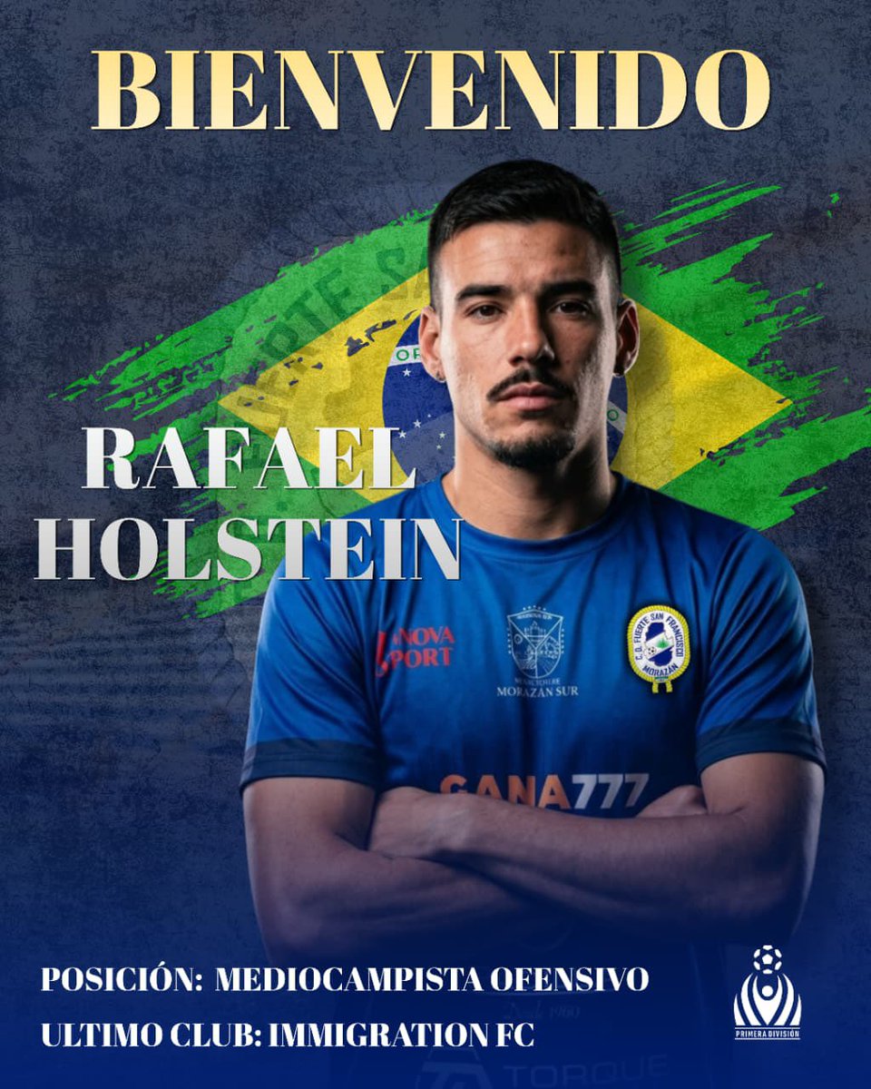 CDFuerteSF's tweet photo. 🇧🇷💙 Talento brasileño para la Fortaleza.

Rafael Holstein ya es parte del Fuerte San Francisco y viene listo para defender estos colores con entrega y calidad.

¡Bienvenido a la casa de los Comandos Azules! 🔥🏰

#BienvenidoRafael #ComandosAzules #FuerteSanFrancisco 💙 https://t.co/3EYcg7vqT6