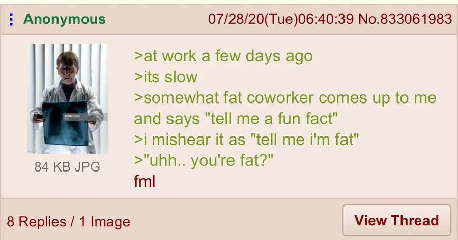Greentext Poster tweet media