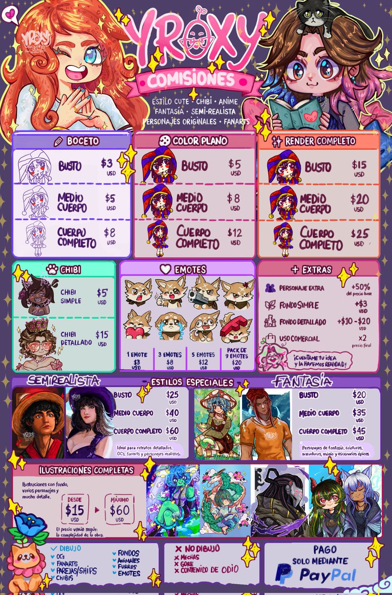 Yroxy_yt's tweet photo. @BiaArt_Oficial Holi 👉👈 dejo mi tablita por acá , este mes es mi cumple y no he podido hacer ninguna hasta ahora tristemente 
Termino de 1 a 4 días 👉👈✨ https://t.co/M9wj5d3bVw