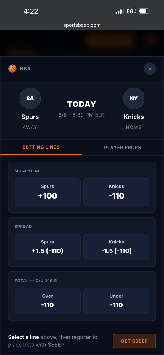 PlaySportsBeep's tweet photo. Who’s putting their imminent on the #spurs tonight? https://t.co/gmECCKkkgm #nba #cardano https://t.co/fsqkQORmb0