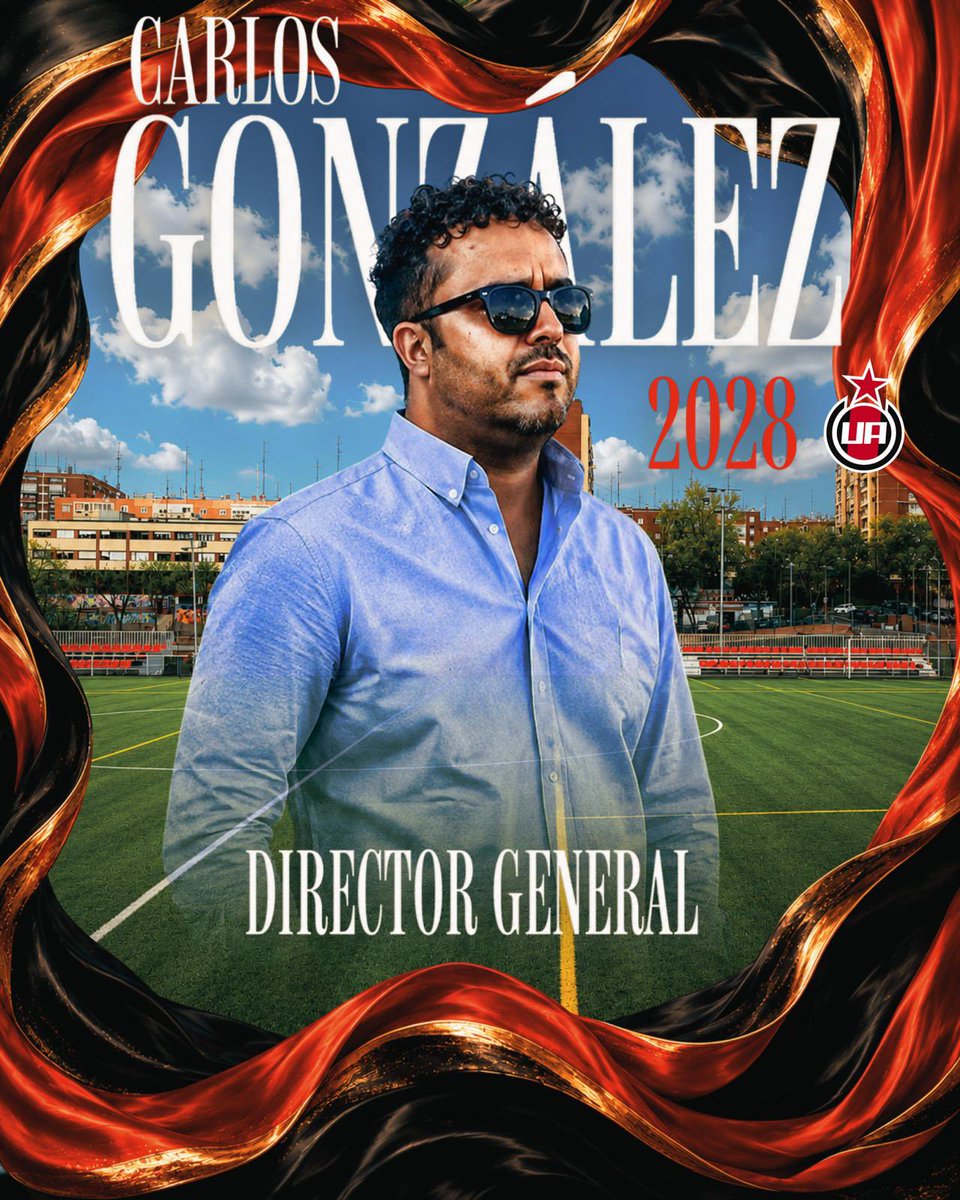 UnionAdarve's tweet photo. 😍 ¡Carlos González hasta 2028!

❤️ El director general, que llegó al club en 2022, renueva nuevamente su contrato para los dos siguientes cursos 

🐺 ¡Hay jefe para rato! https://t.co/PHeoSQcjkk