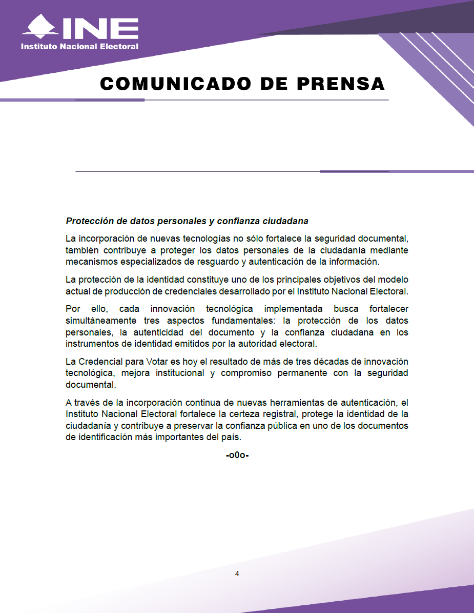 INEMexico's tweet photo. #BoletínINE 📄 | La nueva Credencial para Votar incorpora tecnologías de última generación que fortalecen la protección contra la falsificación. 

🔗Los detalles de la información en el siguiente enlace:  https://t.co/u54QSFEwSp https://t.co/3Ju6iJNhdR