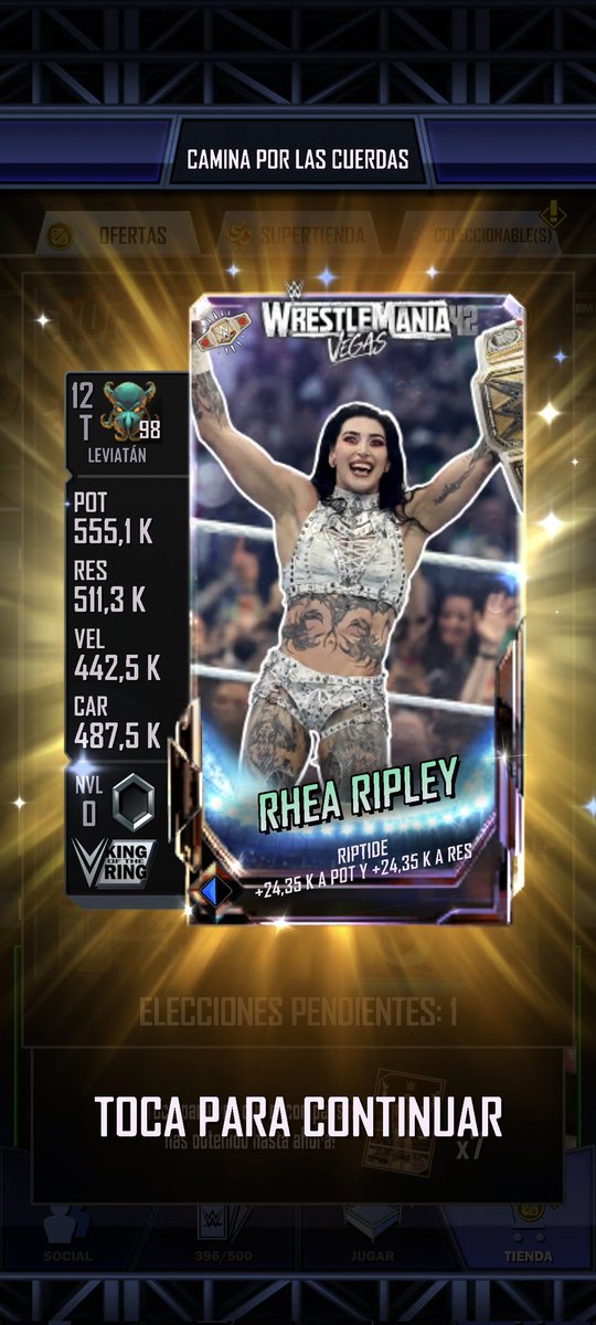 tinothewarrior's tweet photo. ESTOY DE REGRESO !!!
GOLDENJILGUERO 
#WWESUPERCARD 
N1🇪🇦 💪🏼😂 https://t.co/2yDhE3K4mF
