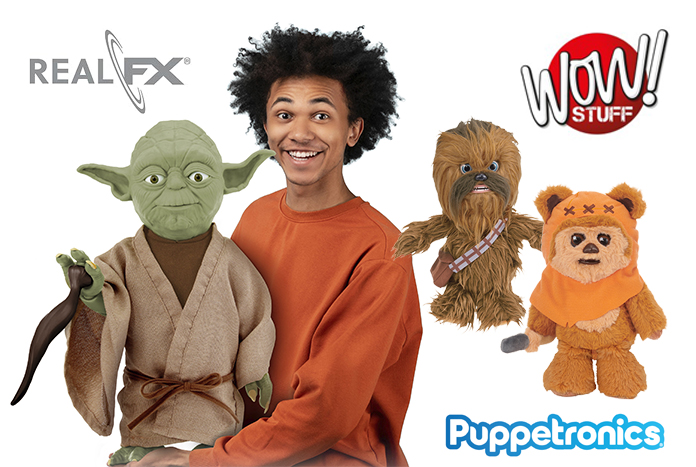 JediNewsNetwork's tweet photo. Preorder Yoda Puppetronic by RealFX and Star Wars Palm Puppetronics from WOW Stuff at https://t.co/ngWGqDuPGt - https://t.co/nMVTnLtuwR #StarWars @wowstuff #Yoda #Chewbacca #Wicket #RealFX #Puppetronic @StarWars #Preorder https://t.co/KaJV377ekb