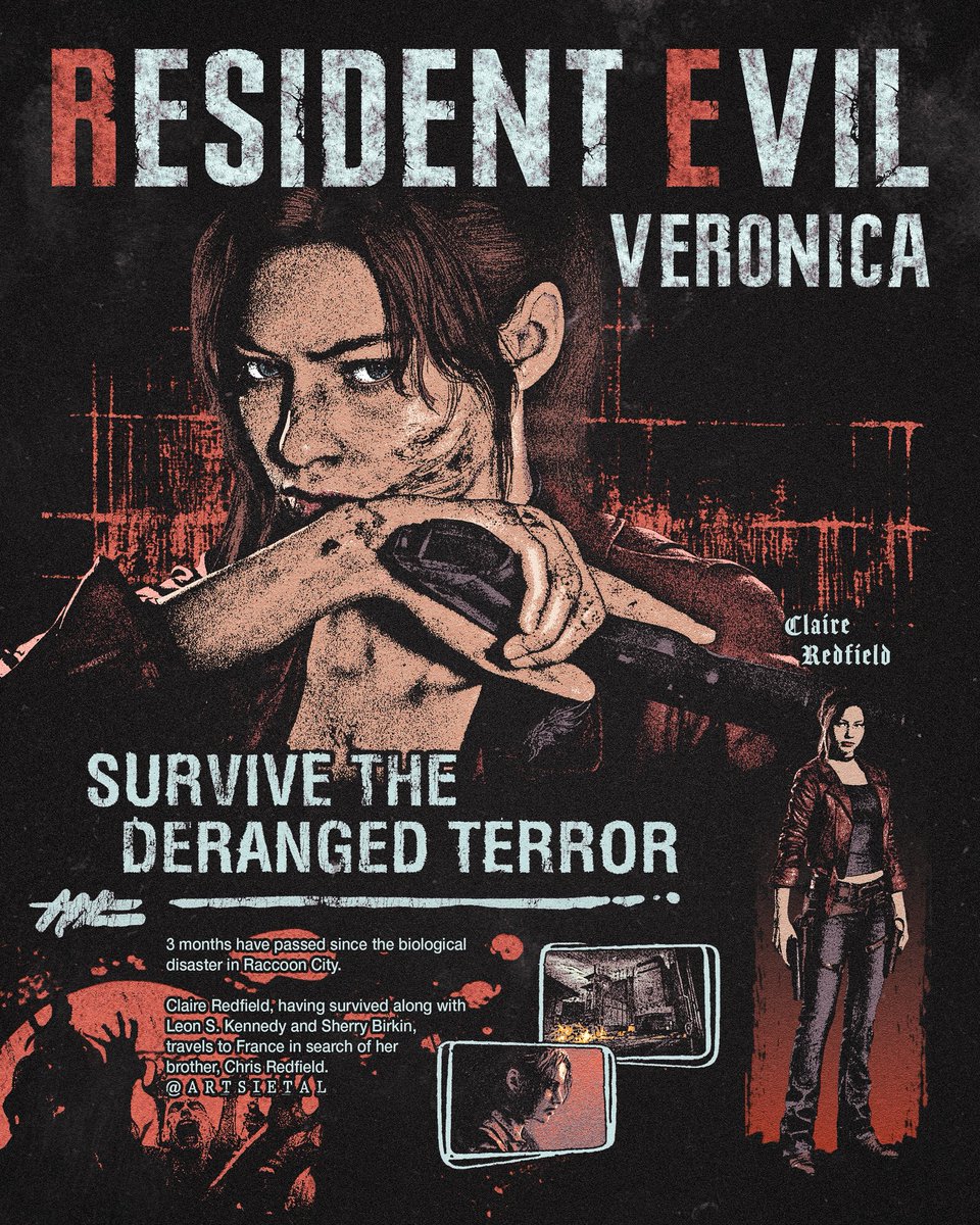 artsietal's tweet photo. RE: Veronica 🪽

#ClaireRedfield #ResidentEvilVeronica #REVeronica https://t.co/CxigkYSsyX