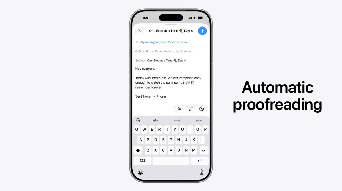 MacRumors's tweet photo. Apple Intelligence Gains Smarter Writing Tools in iOS 27 https://t.co/AAYKza6vY8 https://t.co/mDIMwdDDtK