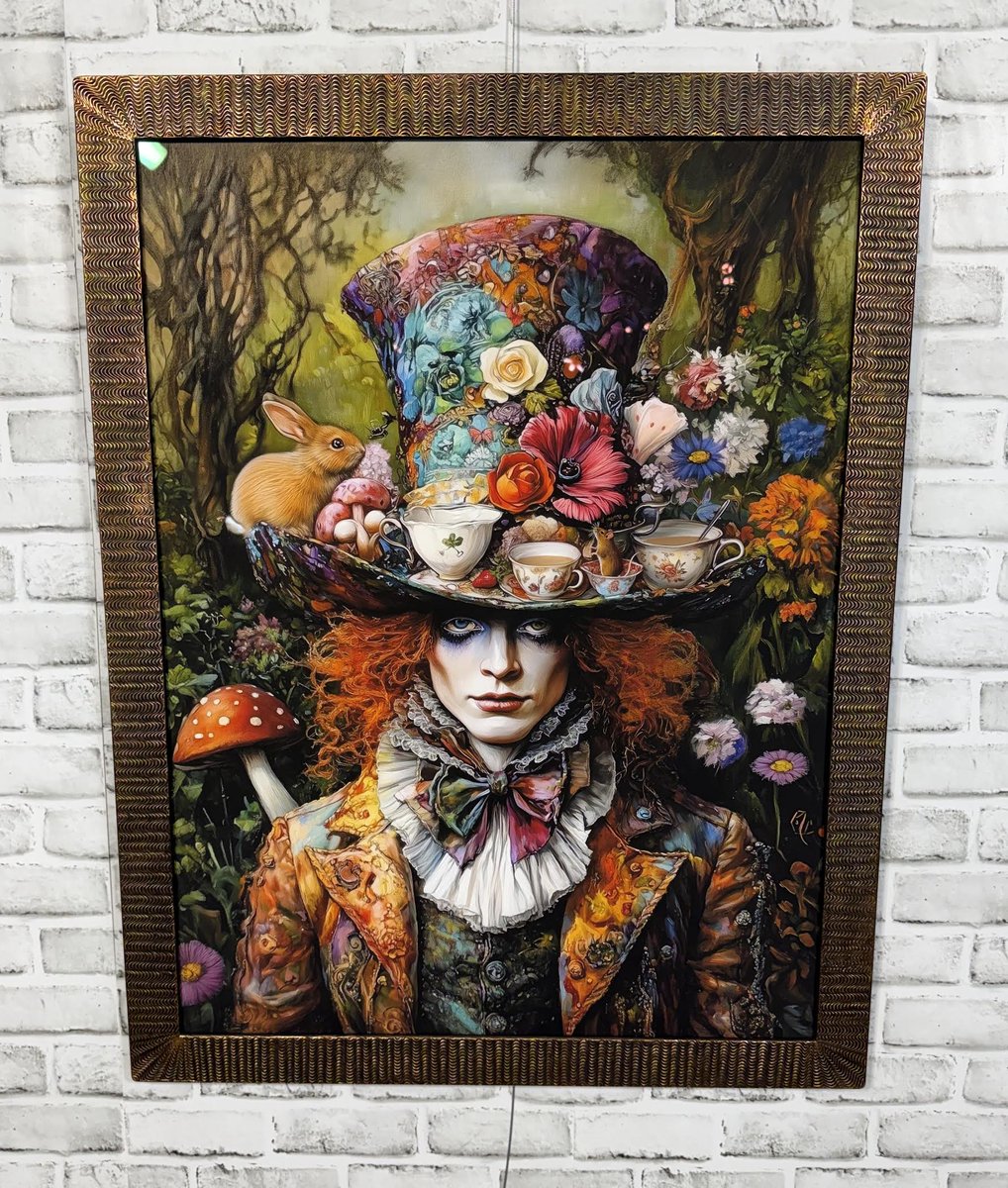 FrameDeArt's tweet photo. Madd Hatter from Alice in Wonderland!  Framed using a custom Spark Frame and museum Glass by @TruVueGlazing!

#MaddHatter #AliceInWonderland #MuseumGlass #Denver #Colorado #framing #customframing #pictureframing #art #decor #walldecor #milehighcity #cityofdenver #cityofEnglewood #shoplocal #shopsmall

@spark_frames