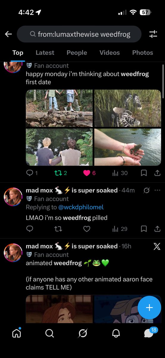waveyspaces's tweet photo. that one oomf that’s too weedfrog https://t.co/QFFjiOSCIh