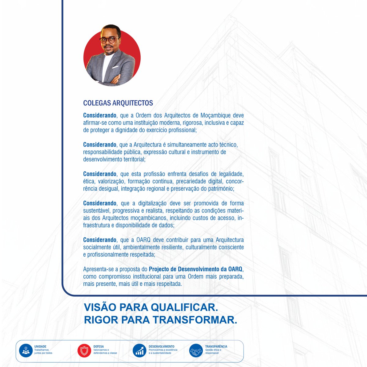 A_Cani's tweet photo. Partilhamos o nosso Projecto de Desenvolvimento para a Ordem dos Arquitectos de Moçambique, onde indicamos os prinicipais eixos, as acções a ser seguidas e o Plano de Implementação que nos propusemos efectuar para  a valorização do Arquitecto. #architecture, #mozambique https://t.co/CEFEmwy7Ya