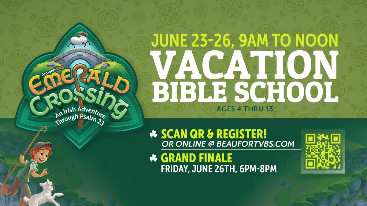 cbc_bft's tweet photo. See the excitement from last year’s VBS as we get ready to bring the fun and adventure back to Emerald Crossing VBS this summer!

Register today at https://t.co/LZ9ehmh3ZT
#cbcbft #VBS2026 #VacationBibleChurch #AnswersInGenesis https://t.co/5WIIODACzf