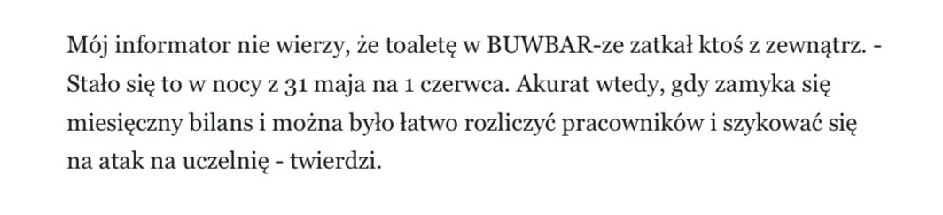 mlodzi_ozzip's tweet photo. @UniWarszawski murem za biznesem! Gdy restauratorka oskarża studentów, rektorskim obowiązkiem jest jej ufać.

Uprzedzono nas, że dokładnie o to nas oskarży spóła Victoria SPV2 – i tak się stało. https://t.co/TM8rKMZZKl