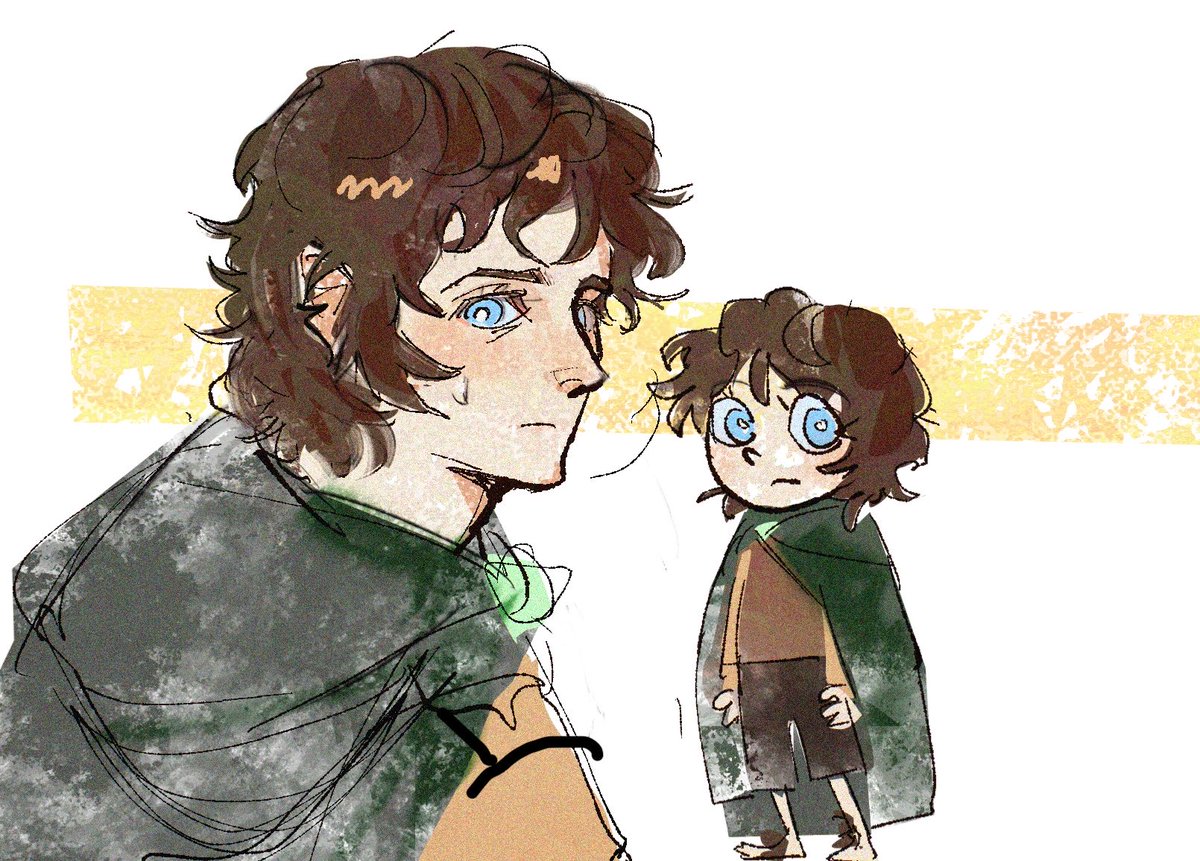 mirela_9032's tweet photo. Hello doodle #frodobaggins #lotr https://t.co/gXmBIU3c5I