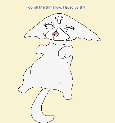RoeRichard33476's tweet photo. Mewgenics Marshmallow got poisoned https://t.co/1CpVC8eXKF