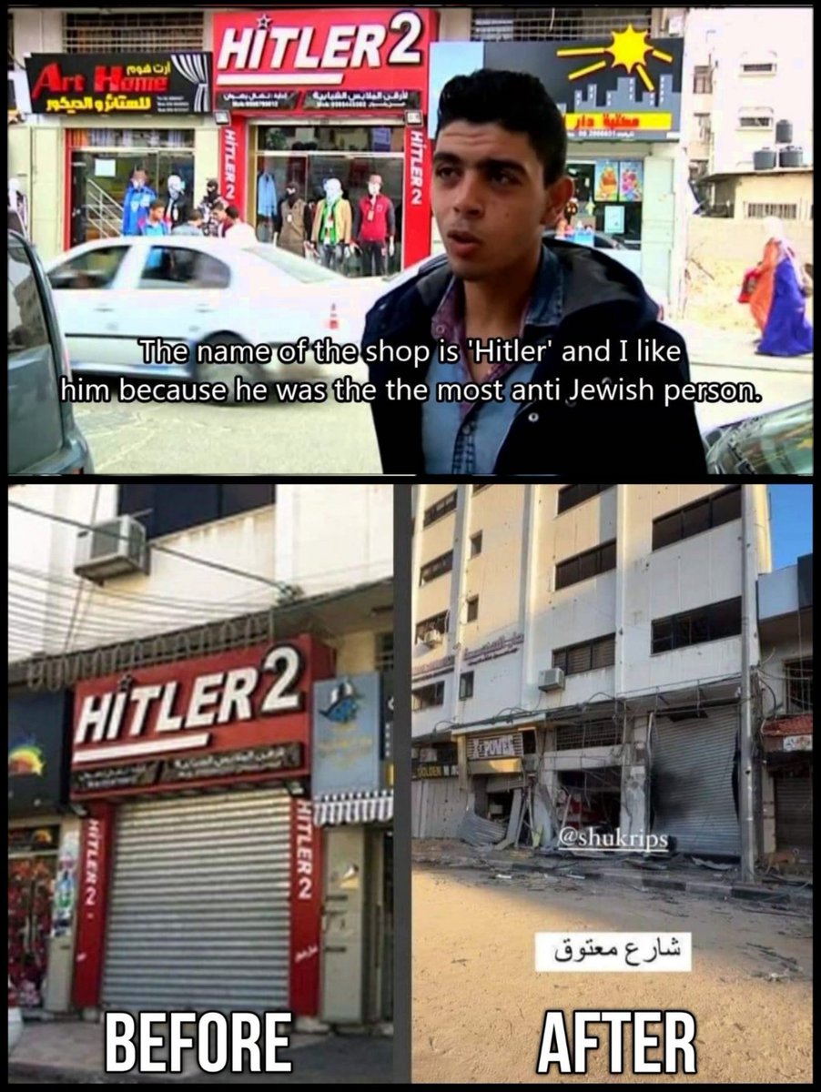 HuntersOfNazis's tweet photo. The Israel-Palestine conflict is actually pretty easy to understand both sides: 

🇵🇸 It’s only natural for genocidal Antizionists to support Nazis who want to eradicate the Jews.

🇮🇱 It’s only natural for Jews to fight back and crush the Nazi terrorists. 

You’re welcome. https://t.co/QGVeExpoo5