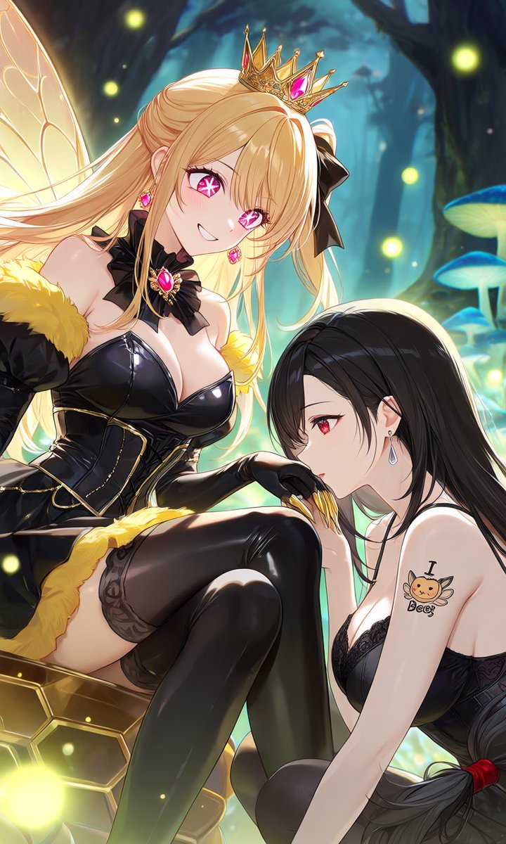 BartenderrTifa's tweet photo. After showing my desire to assist the superior bees, @BeeQueenMelissa summoned me to her throne. It was there that I witnessed her rare combination of flawless beauty and genuine kindness. It was decided I would be allowed to present my services to any bee that wanted them. https://t.co/O7VKpMvMkg
