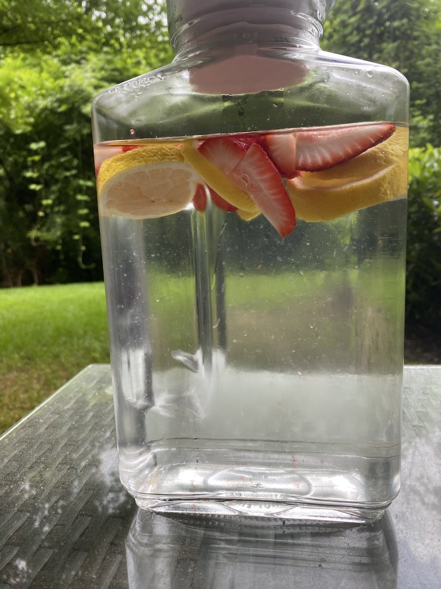 Citadel_Hill's tweet photo. One of the best things to do this time of year is fruit infused water.

I love taking a lemon a few strawberries, slicing them up, and setting in the fridge to chill for a few hours.

Later you’ll have a delicious hydrating drink waiting for you that is packed with electrolytes. https://t.co/ZS0Ufvqn0t