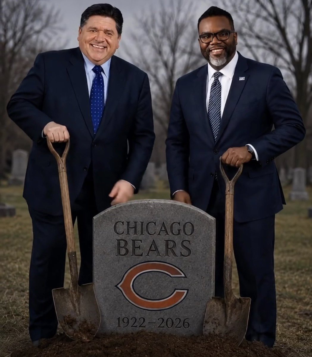 libsoftiktok's tweet photo. The Chicago Bears was founded in 1920. Their home has been Soldier Field, Chicago since 1971.

But now they’re likely moving to Indiana because Democrats drove them out of town with failed policies.

They have been through multiple recessions and world wars but horrible Democrat leadership is what’s causing them to move.

Great job @JBPritzker @ChicagosMayor!