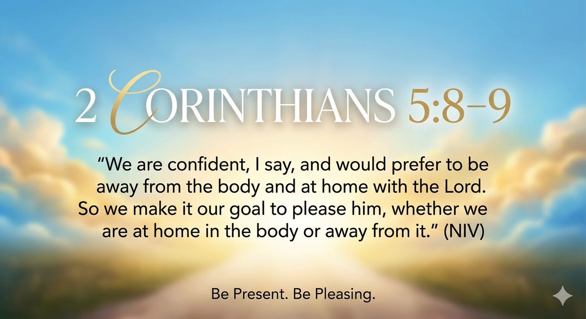 netpi's tweet photo. Finding our true home - 2 Corinthians 5:8-9

#God #JesusChrist #HolySpirit #Love #Today #peace #faith #glory https://t.co/SlfXVg5aF8