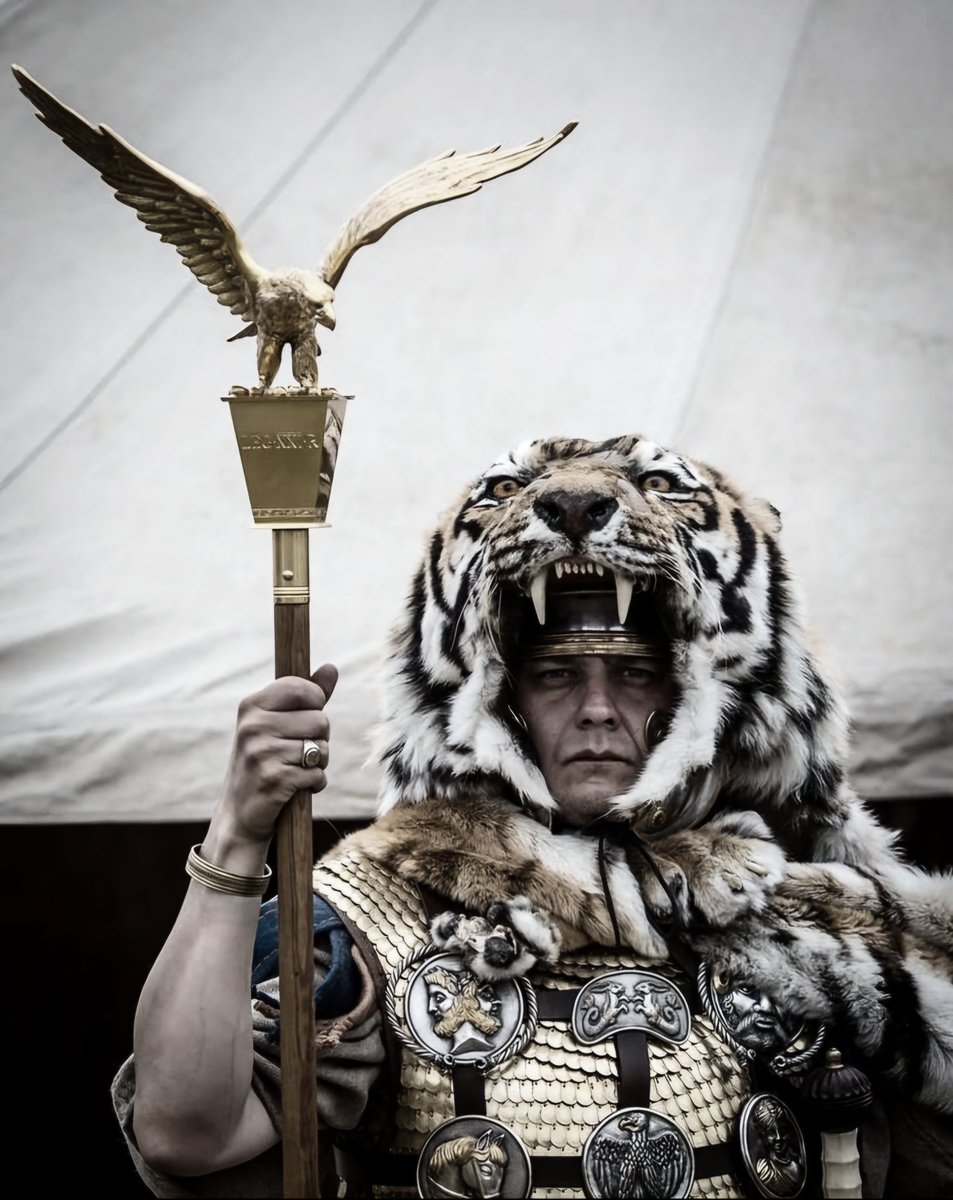 In ancient Rome a signifer – the bearer of the military standard – held ...