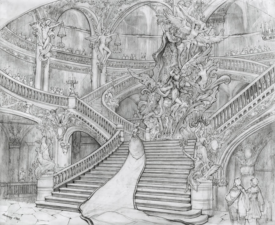 DesignStack_co's tweet photo. #Rococo Architecture 1.  🍃️🌺️🍃️
#Style in #Architecture Drawing. By Dunhuang Chen. https://t.co/ldHayu5DDn