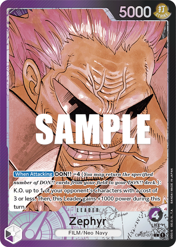 Halox04392670's tweet photo. @Silvers_D_Foxy GY Law is by far the most funny leader in the game for me. Enel is similar with its endless possibilities and made me play a bdif deck for the first time if i am not mistaken. Zephyr was just fun and a cool design for an OP02 Leader. https://t.co/IJuQY32LfP