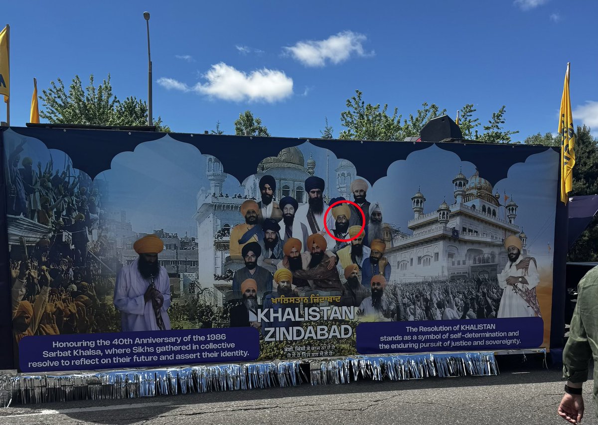 WaliRuchi's tweet photo. You support this? 
🇨🇦’s worst mass murderer, responsible for killing on 331 innocents, Talwinder Singh Parmar being celebrated as a some sort of hero. 

Safe to assume that guys have no access to @csiscanada recent report highlighting Khalistanis as a security threat to 🇨🇦 https://t.co/4O779aJPUL