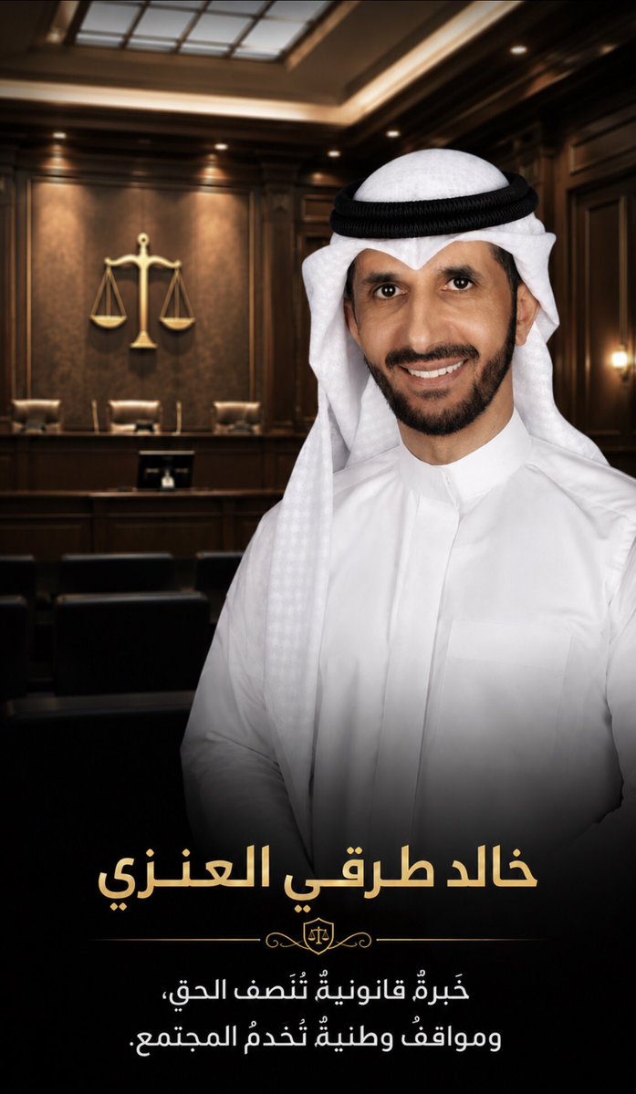 WaleedAlshmmari's tweet photo. من دواعي الفخر والامتنان أن أتقدم بخالص الشكر والتقدير لصديقي الغالي اخي المحامي الأستاذ : #خالد_طرقي_العنزي ، الذي لم يكن بالنسبة لي مجرد محامٍ ووكيل قانوني، بل كان نموذجًا مشرفًا للمحامي المتمكن الذي يجمع بين العلم القانوني العميق، والاحتراف المهني الرفيع، والنزاهة في أداء رسالته السامية.

لقد أثبت الأستاذ خالد العنزي من خلال مسيرته القانونية الحافلة أن العدالة لا تتحقق إلا على أيدي رجال يؤمنون بالحق ويدافعون عنه بعزيمة لا تلين، فكانت إنجازاته القضائية شاهدة على كفاءته واقتداره، حيث نجح في انتزاع أحكام نهائية أعادت الحقوق إلى أصحابها، وألغت قرارات إدارية ثبت عدم مشروعيتها، وأنصفت مواطنين وموظفين وقياديين وشركات أمام جهات متعددة، مستندًا في ذلك إلى حجج قانونية راسخة ومرافعات اتسمت بالدقة والإقناع والاحتراف.

كما أن مواقفه الإنسانية والمهنية النبيلة تعكس جوهر رسالة المحاماة الحقيقية، ويكفي فخرًا له مبادرته بالتطوع للدفاع عن المواطنين دون مقابل متى اقتضت المصلحة الوطنية والإنسانية ذلك، وهو موقف يجسد أسمى معاني المسؤولية المجتمعية والانتماء للوطن.

ولا يفوتني أن أتوجه بالشكر والتقدير إلى فريق العمل المتميز الذي يعمل معه، ذلك الطاقم الذي كان شريكًا في هذا النجاح، وأسهم بجهوده المخلصة وعمله الدؤوب في تحقيق أفضل النتائج القانونية، مما يعكس روح العمل المؤسسي والاحتراف المهني الذي يميز مكتب الأستاذ خالد العنزي.

إن الكلمات مهما بلغت من البلاغة تعجز عن الإحاطة بحجم الجهود المبذولة والإنجازات المتحققة، ولكن يبقى الثناء المستحق شهادة حق تُقال في رجل جعل من القانون أداةً لإحقاق الحق، ومن المحاماة رسالةً للدفاع عن العدالة، ومن المهنية عنوانًا للتميز والنجاح.

فله مني خالص الشكر وعظيم الامتنان، سائلاً الله تعالى أن يوفقه ويسدد خطاه، وأن يديم عليه التميز والعطاء، وأن يبارك جهوده وجهود فريقه في خدمة العدالة وصون الحقوق

@abuomar93