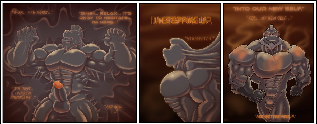 UncleAleix's tweet photo. Hero's Shadow - Page 31
---
Well don't they have a beautiful relationship?
---
Full pic -> https://t.co/s2Dbr6VBqx
---
Perpetual Check - Page 23
Hero's Shadow - Page 35 + extra
Bound Brimstone - Page 5
Support at paw tree on, link in bio! https://t.co/fB5YTJPzs3