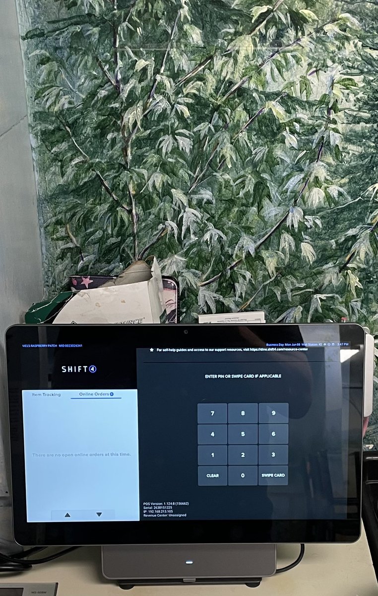 JamesOnsite's tweet photo. Mel’s Raspberry Patch in Sanford ME is an adorable breakfast and lunch establishment that recently upgraded their point of sale game to the newest state of the art Shift4 Dine with the credit card processing power of @Shift4. Tomorrow we do her second location. #Yummy https://t.co/VCMu2p41Zx