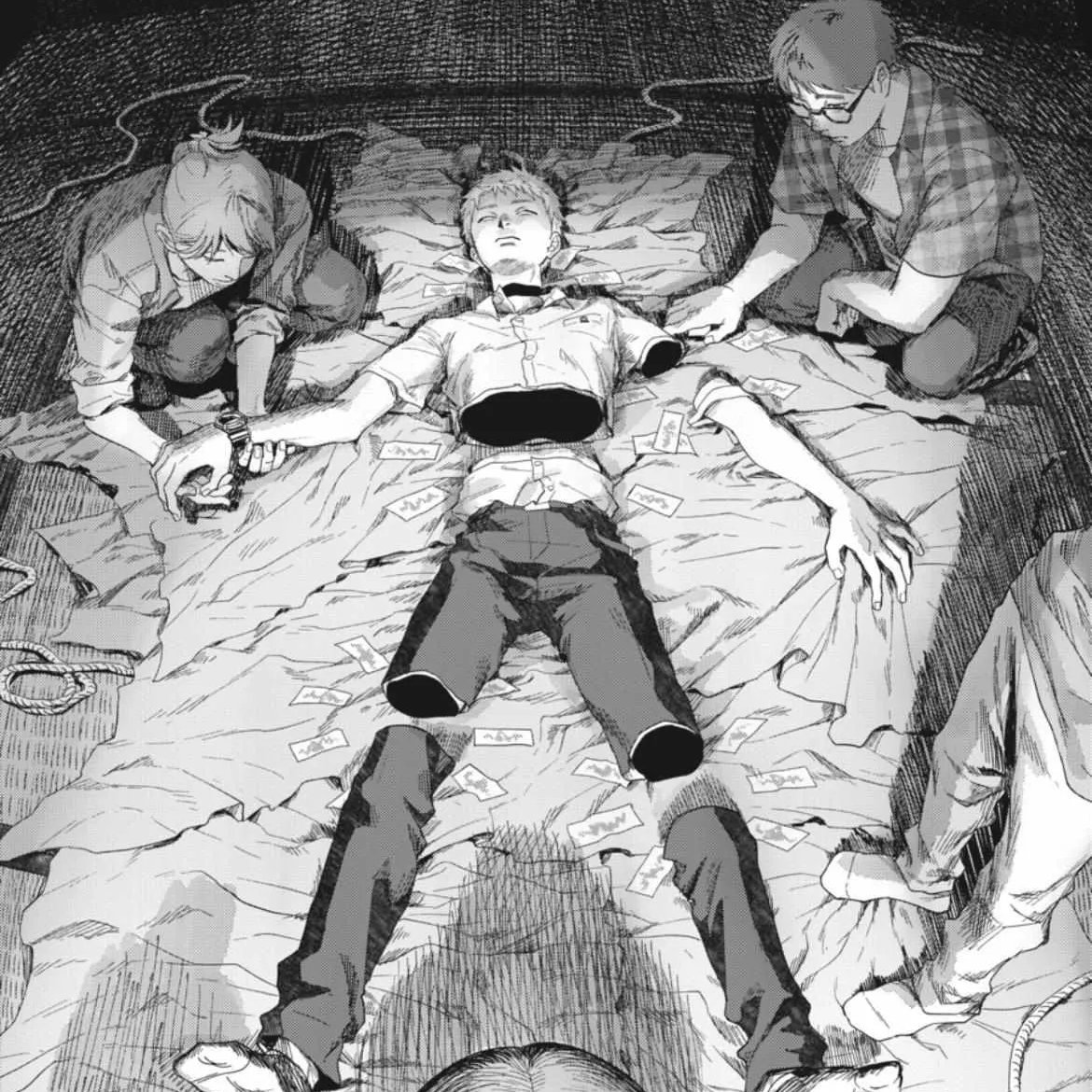 tanakainblur's tweet photo. Es increible que desde capitulo 40-1 hasta el capitulo actual del manga de El verano en que Hikaru murio solo pasa un dia
La captura de Hikaru, el reencuentro de tanaka con su madre, la muerte de Rie Kurebayashi y Hikaru mostrando su verdadera forma, TODO EN UN DIA https://t.co/PCCgqSivtY