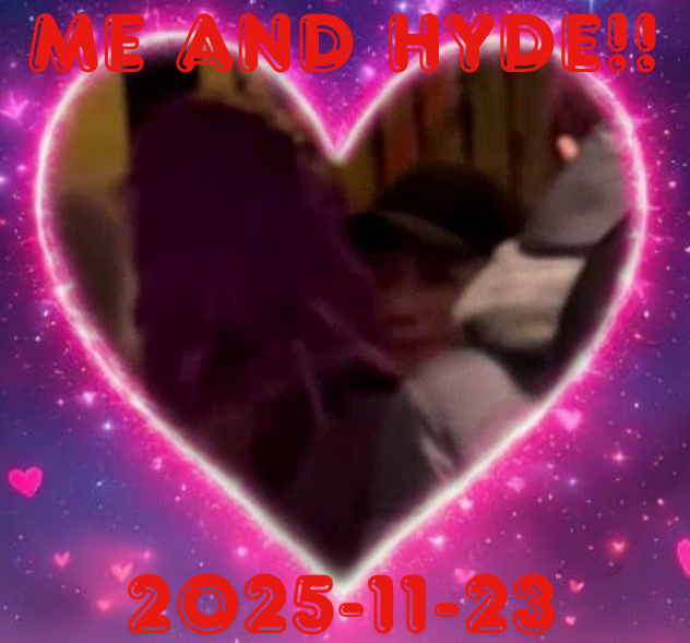 Zarah_hydeist's tweet photo. After having made a lot of AI-generated idol pictures for family and friends, I had to make one for myself as well😅 And yes, all of the measurements are correct😁 - as you can see in the ACTUAL photo of me and Hyde in Stockholm🥰
#hyde #myedit #ai #couldnthelpmyself😄 https://t.co/aFGaXOxgwq