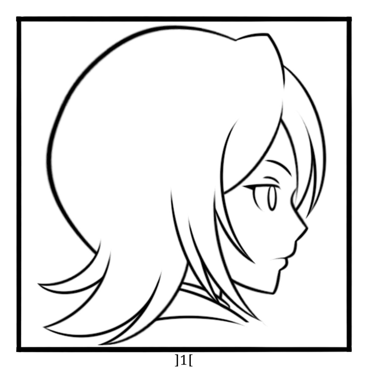 GeraldFG1's tweet photo. Practicando caras de perfil 
why not?
#Rukia #Bleach #wip https://t.co/3AgSuSyWlU