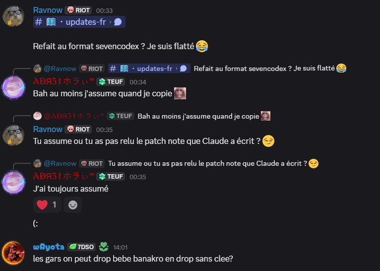 TrakanHolst's tweet photo. @Ravnow_ @irissia06 Je suis étonné que tu prends sa défense sachant qu'il a avoué publiquement qu'il copiait ton travail. https://t.co/jlpzqiQ3my