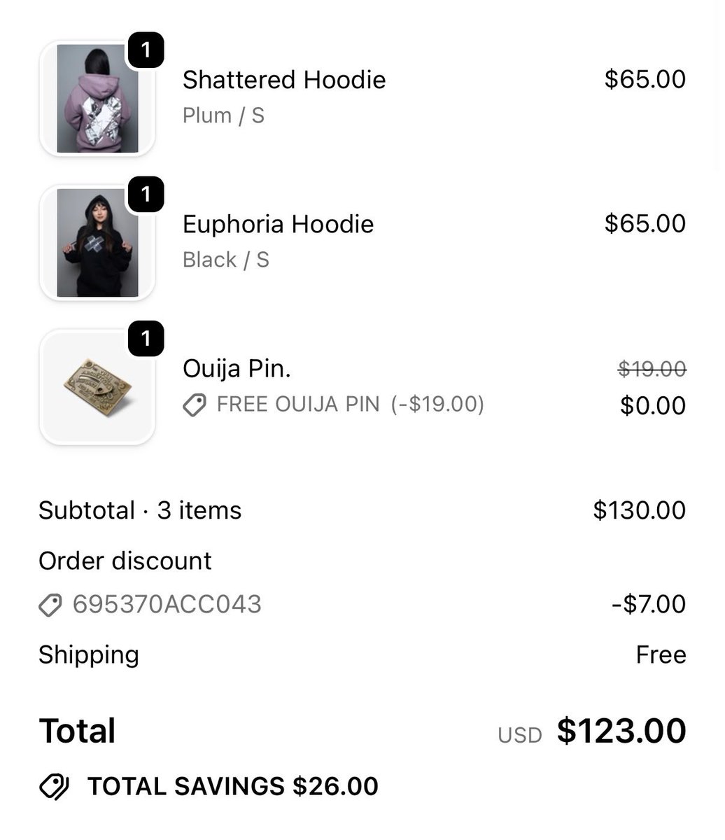 ayrian2024's tweet photo. Can’t wait for my XPLR merch to come 👻✖️ https://t.co/estqpW2AJe