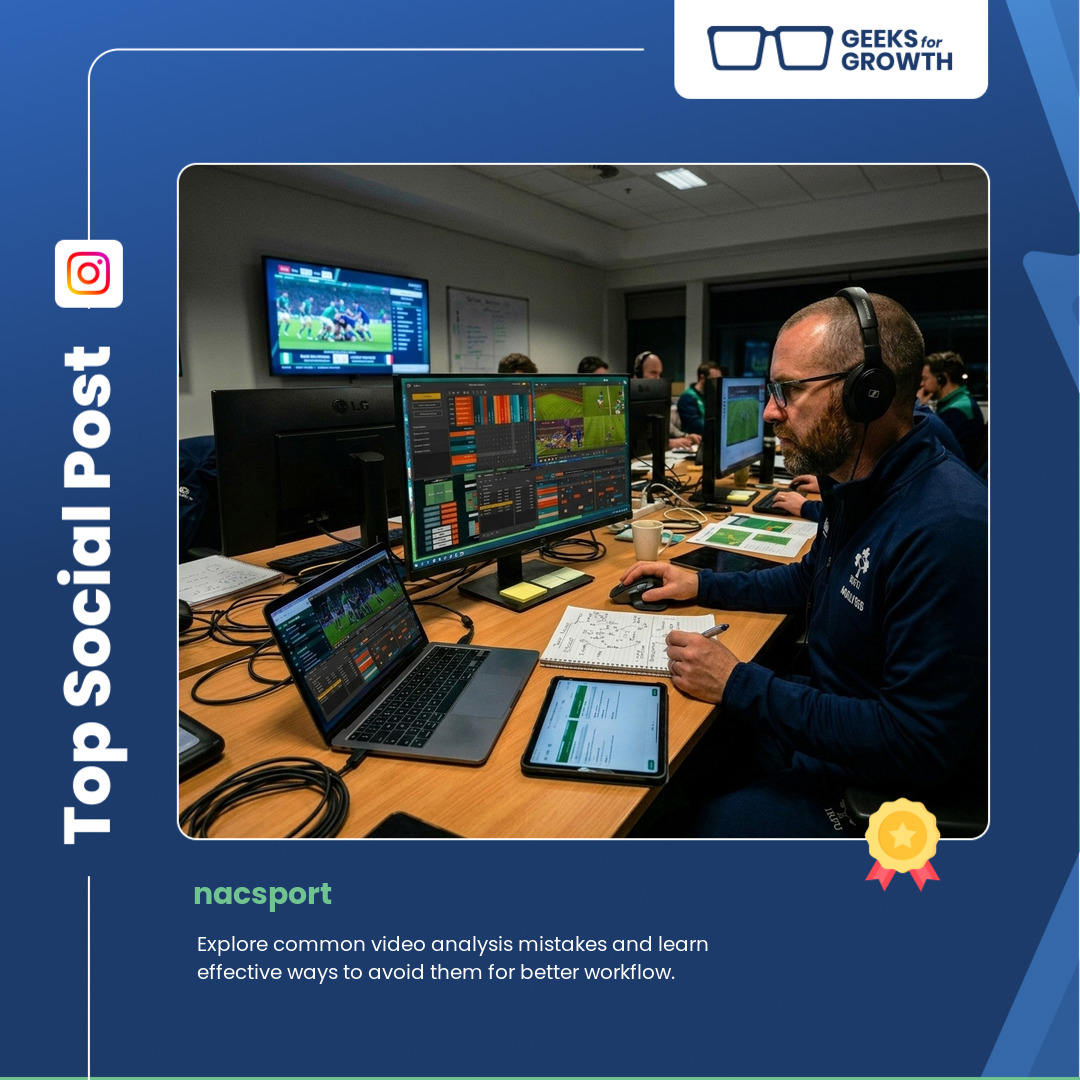 TGG_Phoenix's tweet photo. Our shoutout for the social post of the day goes to @nacsport on Instagram. From @nacsport: Explore common video analysis mistakes and learn effective ways to avoid them for better workflow. https://t.co/5tAuq5prip
