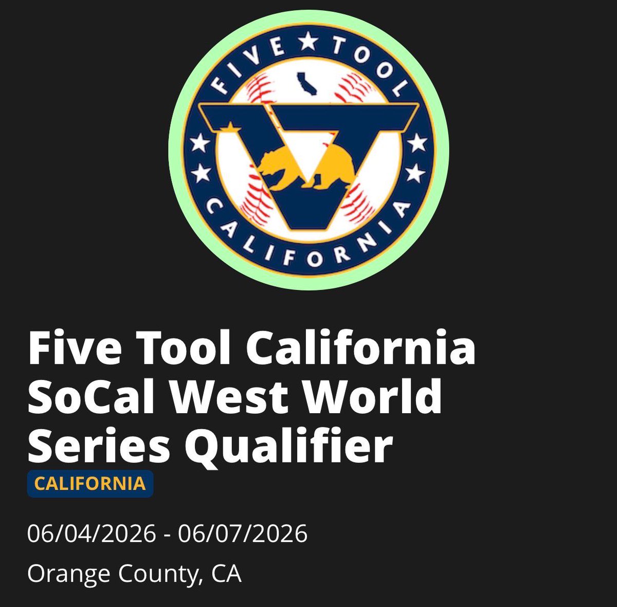 Nate_Medina2's tweet photo. Great way to start the summer!
Finished the weekend hitting .583 with 7 hits through 4 games. 
#uncommited #summerball #Nextlevelbaseball #2027 https://t.co/KSeI4rfjIp