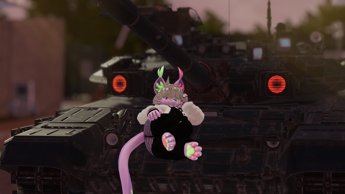 KenotheProto's tweet photo. Retook some old pictures with my new #Mayu on #VRChat
“ #T90A my beloved” https://t.co/vQ1neHqdmD