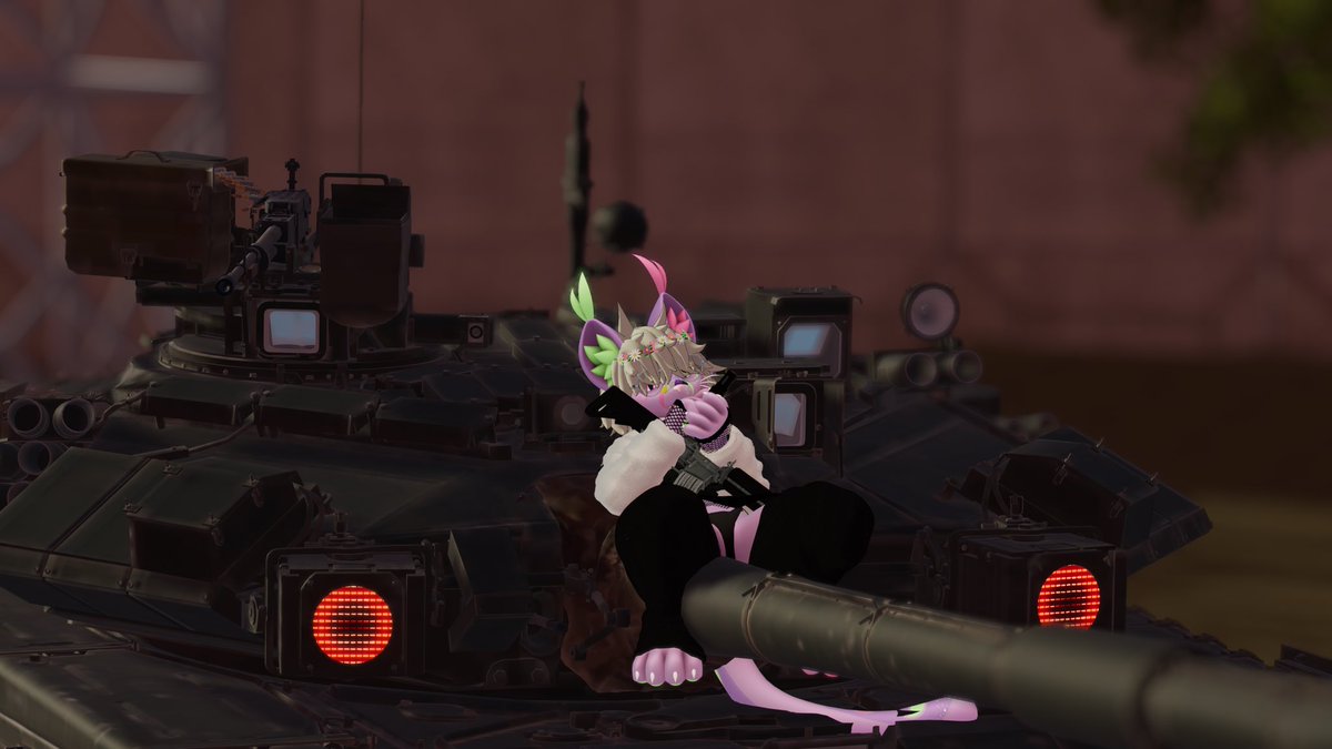 KenotheProto's tweet photo. Retook some old pictures with my new #Mayu on #VRChat
“ #T90A my beloved” https://t.co/vQ1neHqdmD